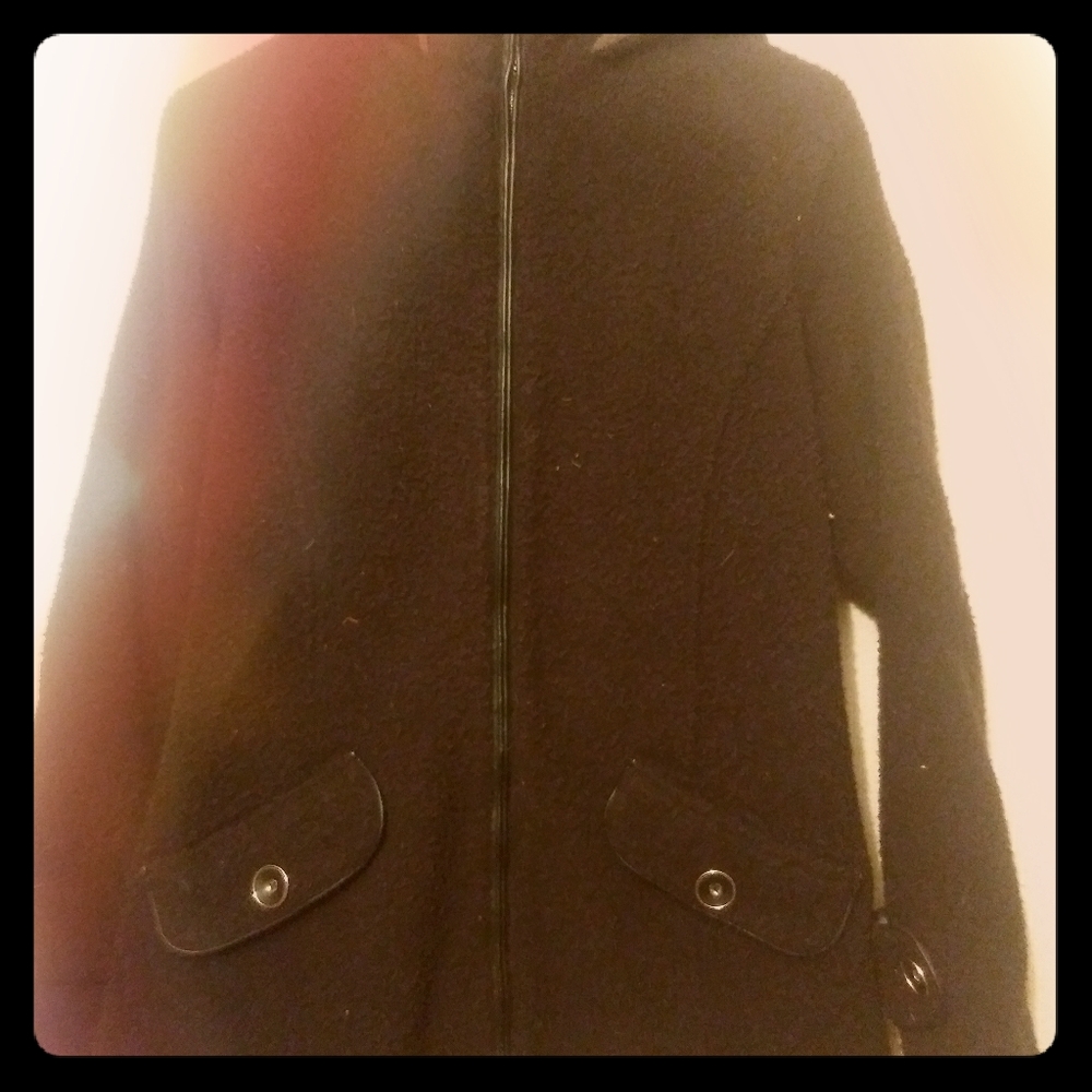 Black and Grey Woman's Jacket